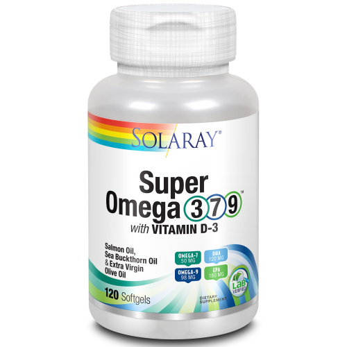 SOLARAY SUPER OMEGA 3-7-9 120 PERLAS
