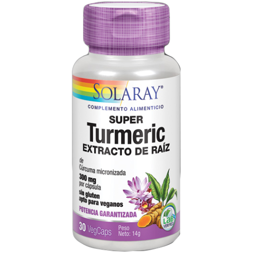 SOLARAY SUPER TURMERIC 300 MG 30 CÁPSULAS
