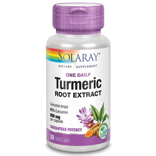 SOLARAY TURMERIC 600 MG ONE A DAILY 30 CÁPSULAS