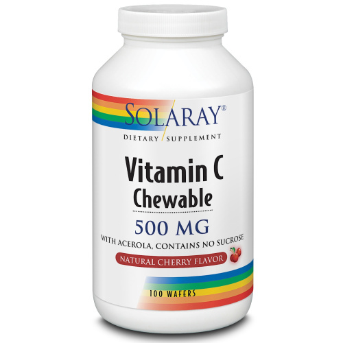 SOLARAY VITAMINA C 500 MG COMPRIMIDOS MASTICABLES