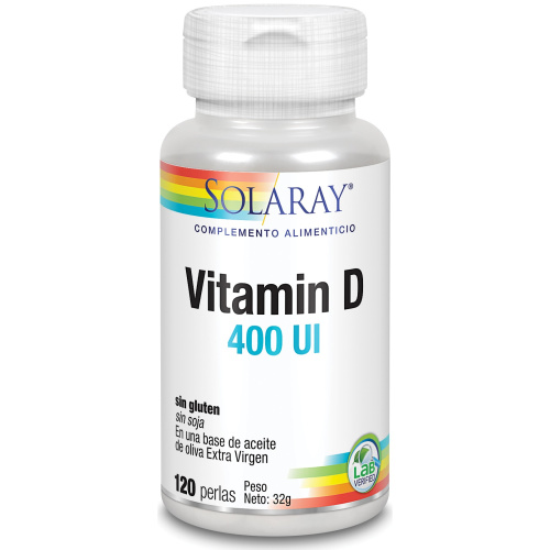 SOLARAY VITAMINA D3 400U.I. 120 PERLAS