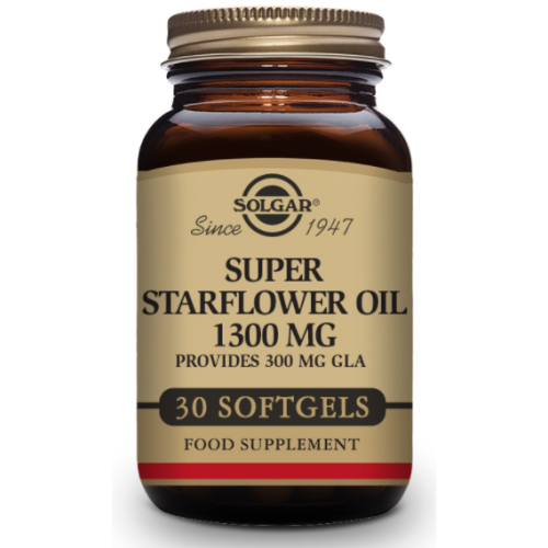 SOLGAR ACEITE DE BORRAJA -STAR FLOWER OIL- 1300 MG 60 CÁPSULAS BLANDAS