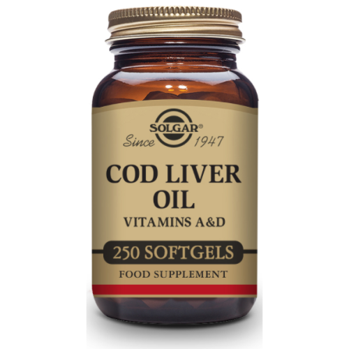 SOLGAR ACEITE DE HÍGADO DE BACALAO 250 PERLAS