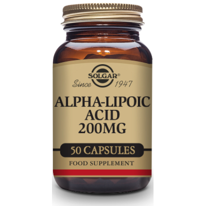 SOLGAR ÁCIDO LIPOICO 200 MG 50 CÁPSULAS