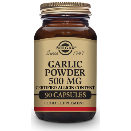 SOLGAR AJO EN POLVO 500 MG 90 CÁPSULAS
