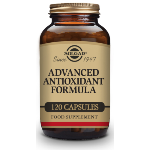 SOLGAR ANTIOXIDANTES AVANZADOS FÓRMULA 120 CÁPSULAS