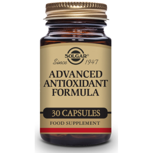 SOLGAR ANTIOXIDANTES AVANZADOS FÓRMULA 30 CÁPSULAS