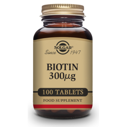 SOLGAR BIOTINA 100 COMPRIMIDOS
