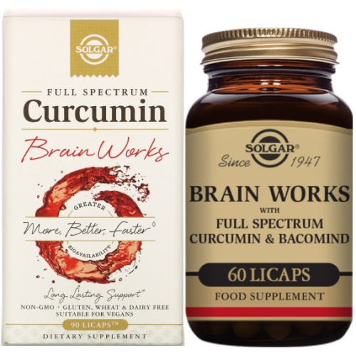 SOLGAR BRAIN WORKS 60 CÁPSULAS VEGETALES