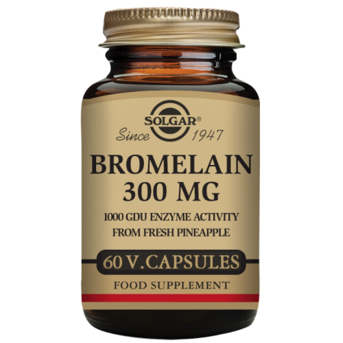 SOLGAR BROMELAINA 60 CÁPSULAS VEGETALES
