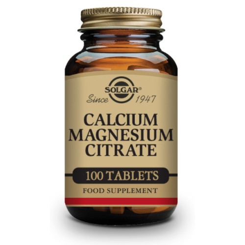 SOLGAR CALCIO + MAGNESIO 200 MG/100 MG CITRATO 100 COMPRIMIDOS 