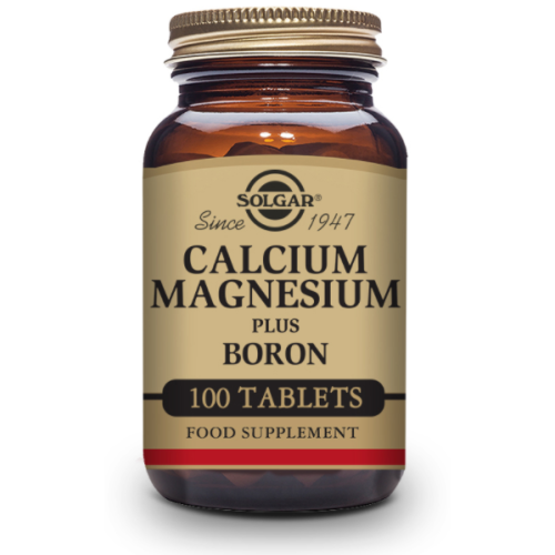 SOLGAR CALCIO MAGNESIO PLUS BORO 100 COMPRIMIDOS