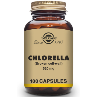 SOLGAR CHLORELLA 520 MG MULTINUTRIENTE 100 CÁPSULAS