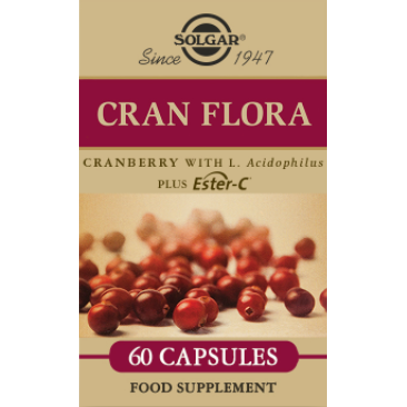 SOLGAR CRAN FLORA 60 CÁPSULAS