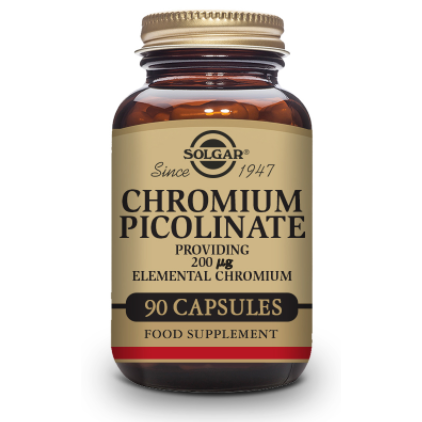 SOLGAR CROMO PICOLINATO 200 MCG 90 CÁPSULAS
