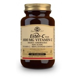Solgar Ester C Plus 100mg Vitamina C 90 Comprimidos