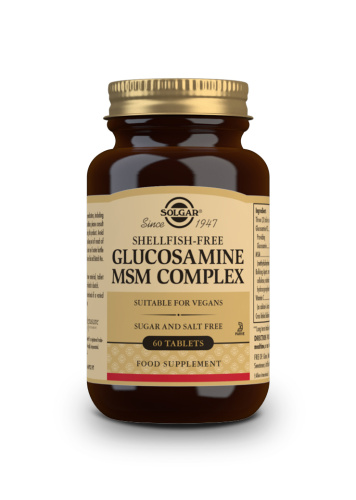 Solgar Glucosamina MSM Complex 60 Comprimidos