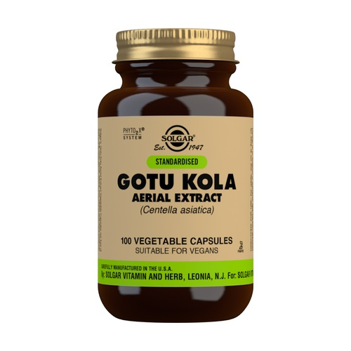 SOLGAR GOTU KOLA (CENTELLA ASIATICA) 100 CÁPSULAS