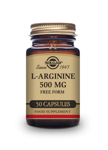 SOLGAR L-ARGININA 500MG 50 CÁPSULAS