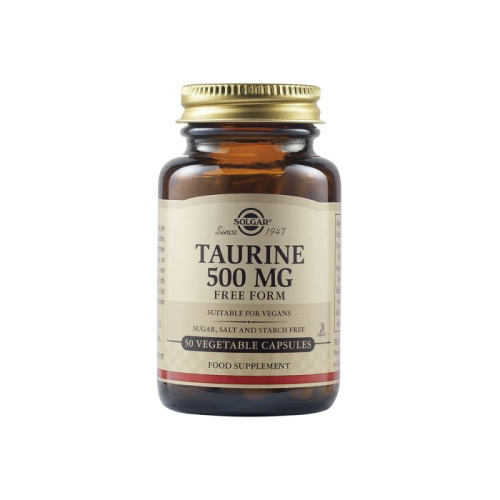 SOLGAR TAURINA 500 MG 50 CÁPSULAS