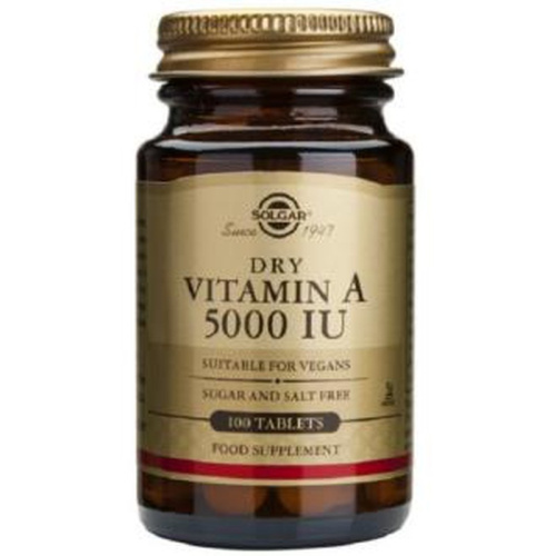 SOLGAR VITAMINA A PALMITATO 5000UI 100 CÁPSULAS
