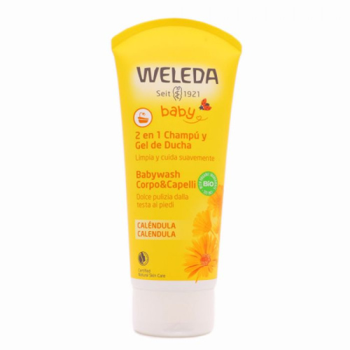 Weleda Baby 2en 1 Champú y Gel de Ducha Caléndula 200ml