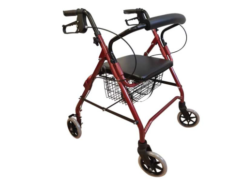 Andador rollator con freno y asiento standar A060