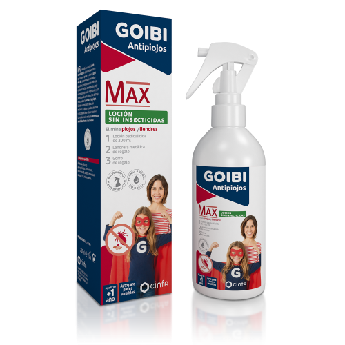 GOIBI ANTIPIOJOS MAX LOCION SIN INSECTICIDAS 1 ENVASE 200 ml