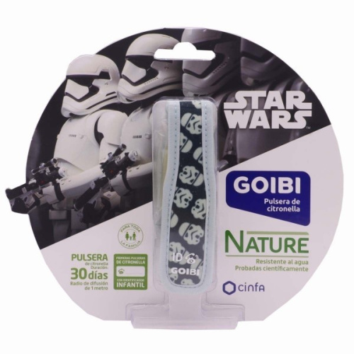 GOIBI PULSERA DE CITRONELLA NATURE 1 PULSERA STAR WARS STORMTROOPER