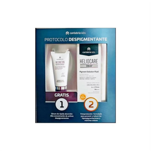 HELIOCARE 360 PIGMENT SOLUTION FLUID SPF50+ 50ML + NEORENTIN SERUM 15ML