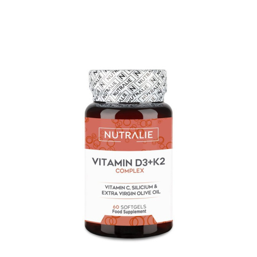 NUTRALIE VITAMINA D3+K2 COMPLEX 60 SOFTGELS