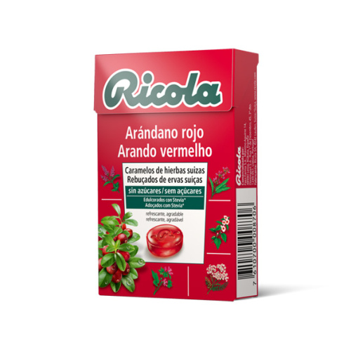 RICOLA CARAMELOS SIN AZUCAR 1 ENVASE 50 g SABOR ARANDANO