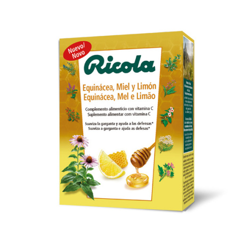 RICOLA  PASTILLAS 1 ENVASE 50 g SABOR EQUINACEA MIEL LIMON