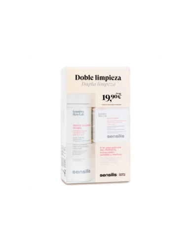 Sensilis pack doble limpieza espuma limpiadora 200 ML + Calm in balm 25 ML