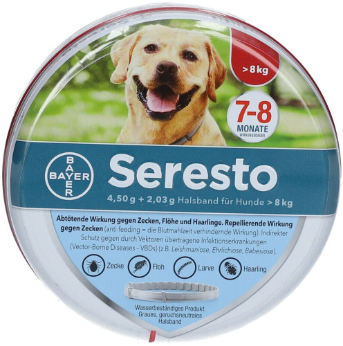 Seresto collar antiparasitario +8kg
