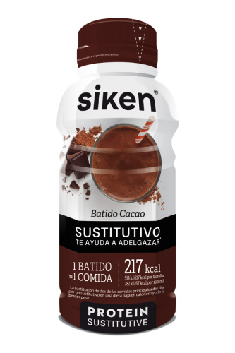 SIKEN PROTEIN SUSTITUTIVE BATIDO 1 ENVASE 325 ml SABOR CACAO