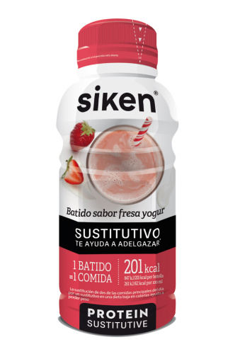 SIKEN PROTEIN SUSTITUTIVE BATIDO 1 ENVASE 325 ml SABOR FRESA YOGUR