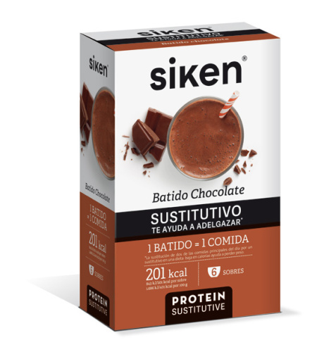 SIKEN PROTEIN SUSTITUTIVE BATIDO 6 SOBRES SABOR CHOCOLATE