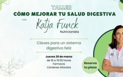 Taller: Como mejorar tu salud digestiva