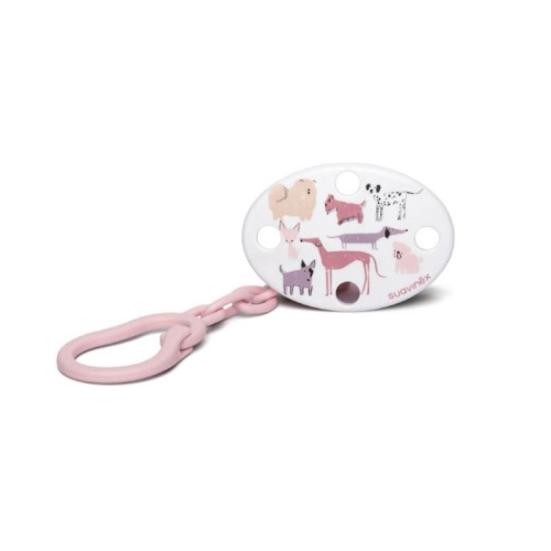 Broche Suavinex Sujeta Chupete Pinza Ovalado C/ Cadena  0 M 1 Un