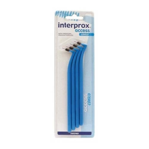 Cepillo Interdental Interprox Access Conico Angu Azul 4 U