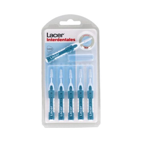 Cepillo Interdental Lacer Conico Recto Azul 6 U