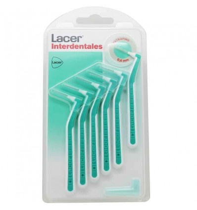 Cepillo Interdental Lacer Extrafino Angu Turquesa 6 U