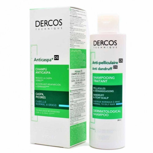 Dercos Champú Anticaspa Cabello Graso 200ml
