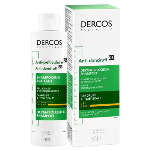 Dercos Champu Anticaspa Seca 200ml
