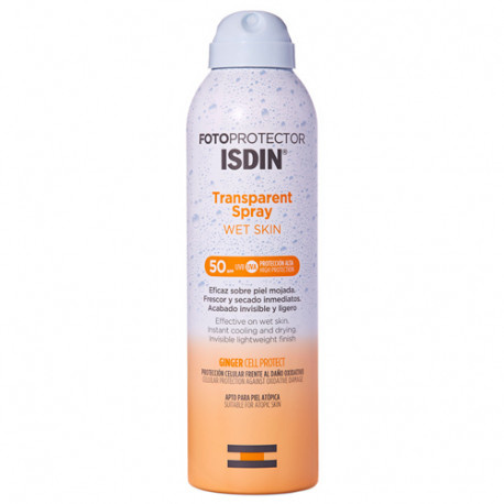 Fotoprot Isdin Wet Skin Spf 50  Spray Transp 250 Ml