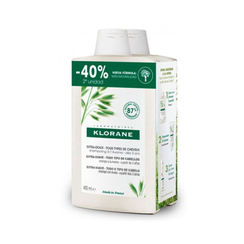 Klorane Champú Avena Duplo 400ml