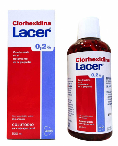 Lacer Clorhexidina 0,12% Colutorio 500 Ml