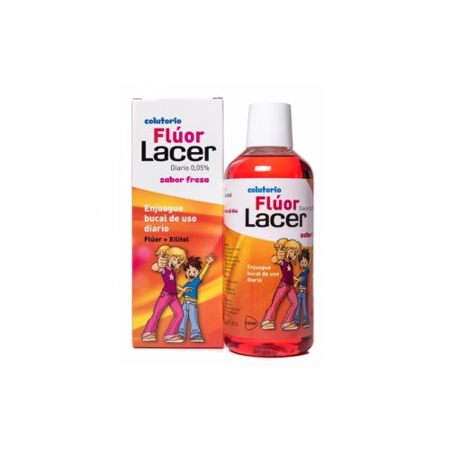 Lacer Fluor Colutorio Inf 0,05% Diario Fresa 500 Ml 225 Ppm