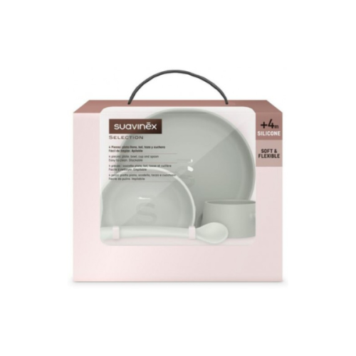 Vajilla Suavinex Inf Mantel-Bol-Plato-Taza-Cuchara Niño   6 M